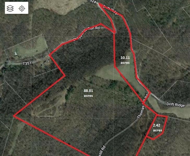 Property Photo:  0 Drift Ridge Road / Sheppard Run  PA 15362 