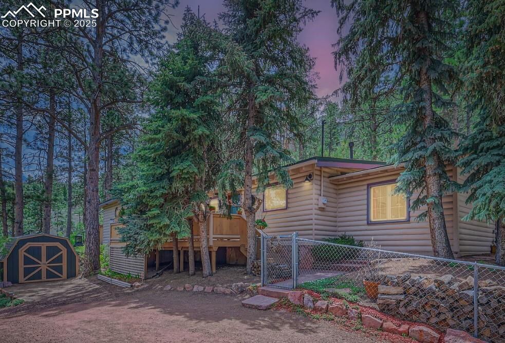 Property Photo: 9935 Fountain Road CO 80809