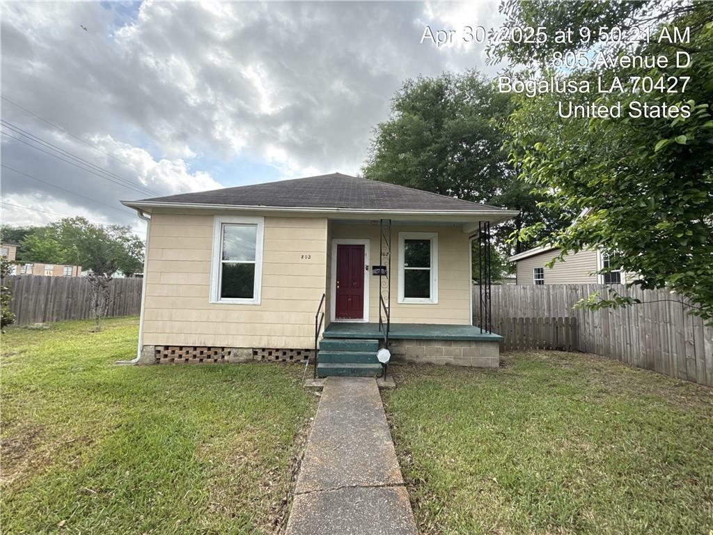 Property Photo: 802 Avenue D LA 70427