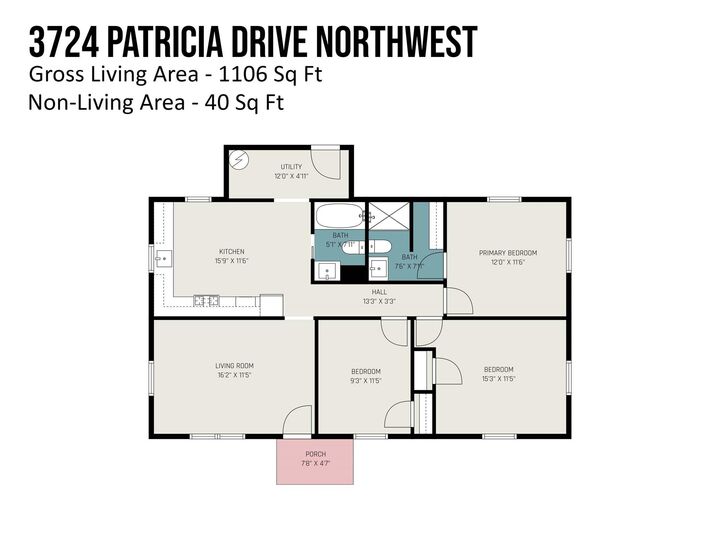 Property Photo:  3724 Patricia Drive NW  NC 28027 