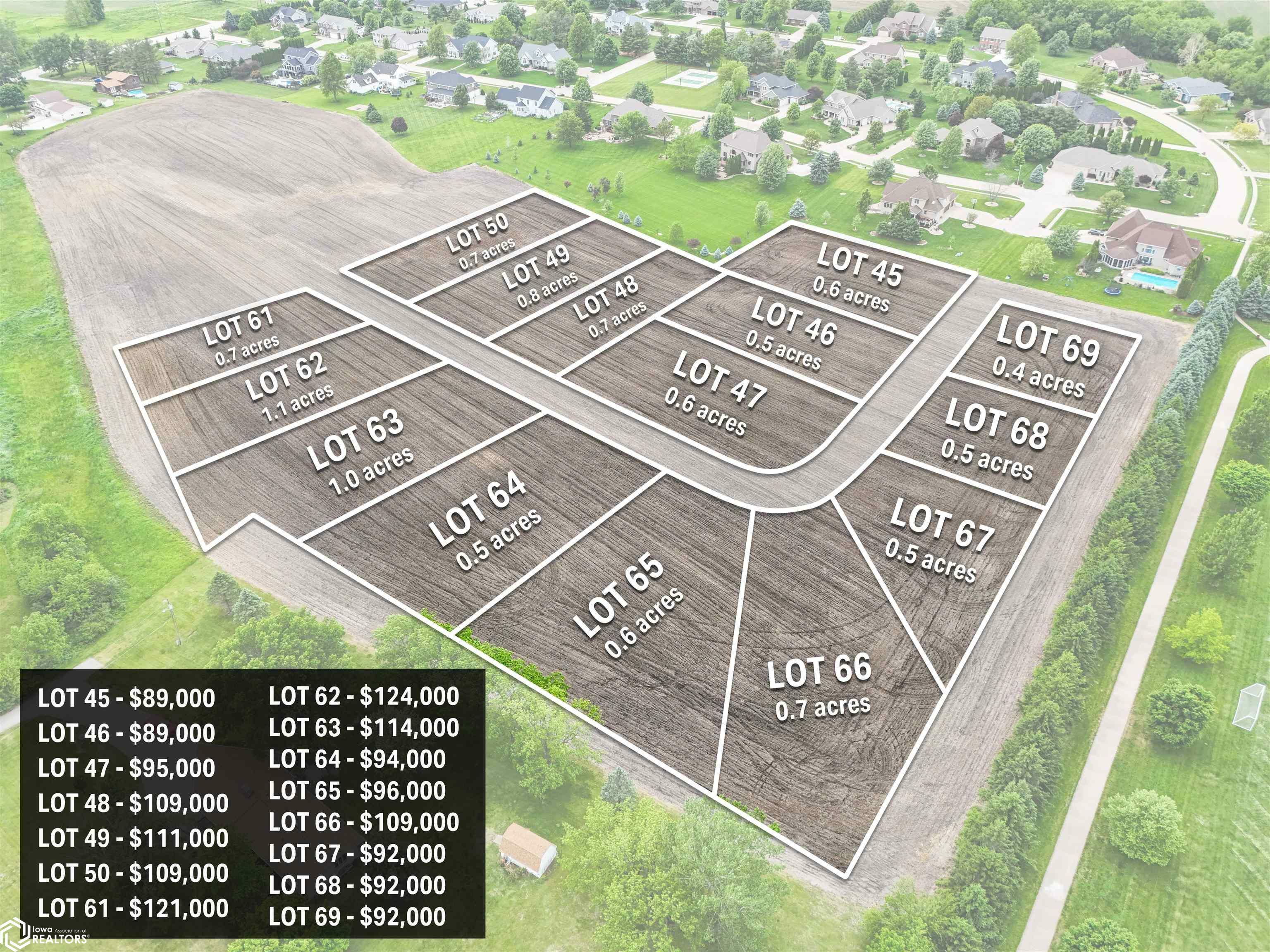 Property Photo: Lot 50 Stonebriar Drive IA 52601