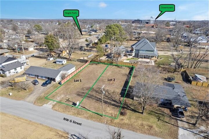 Property Photo:  Lot 1 & Lot 2 NW G Street  AR 72712 