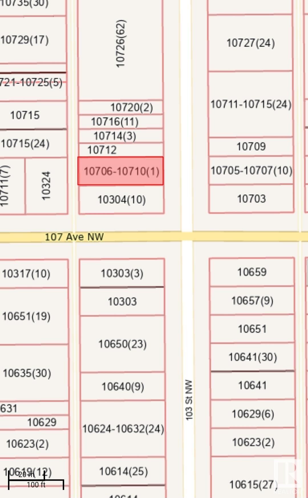 Property Photo:  10710 103 NW  AB T5H 2V8 