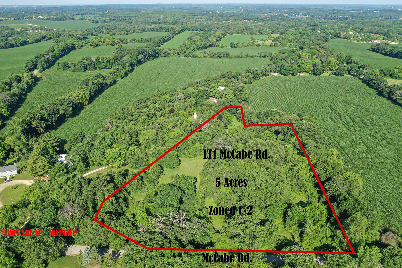 Property Photo:  Lt1 McCabe Rd  WI 53190 