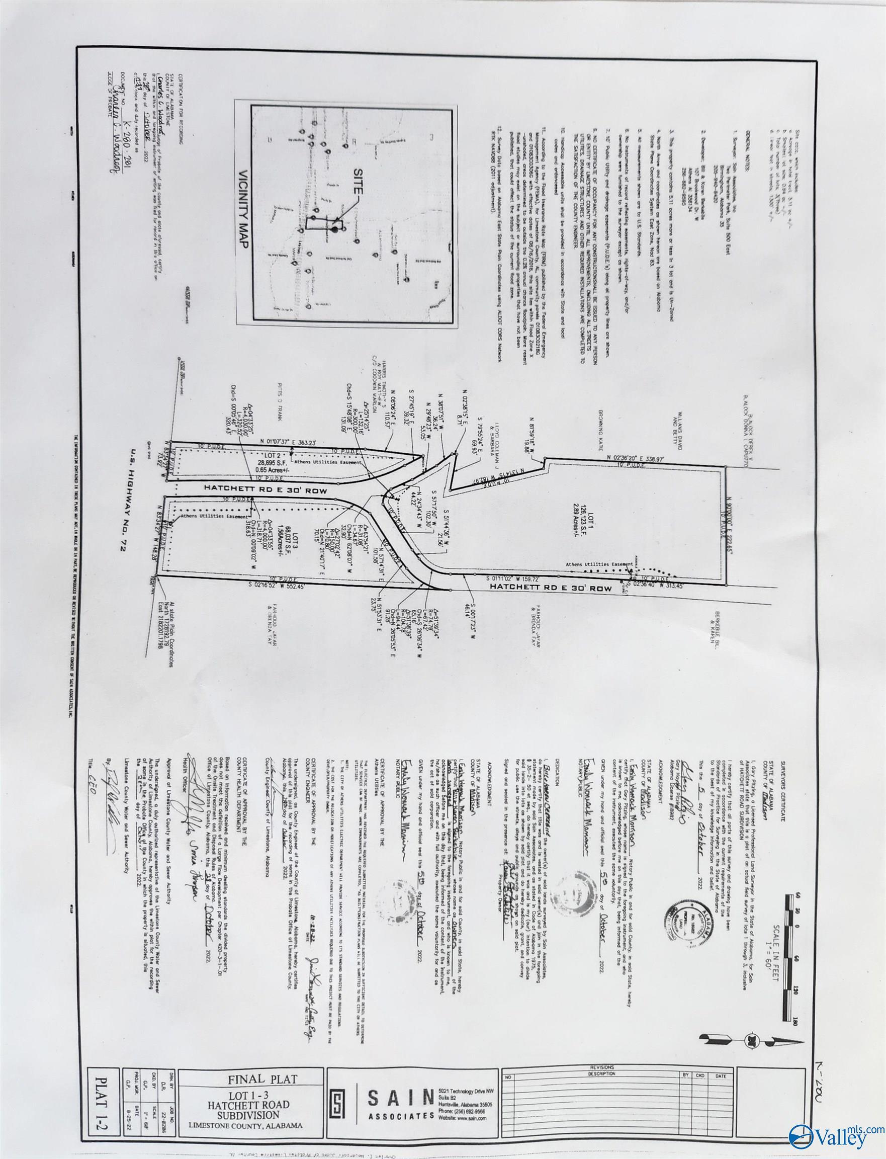 Property Photo:  .65 Acres On Hatchett Road  AL 35757 