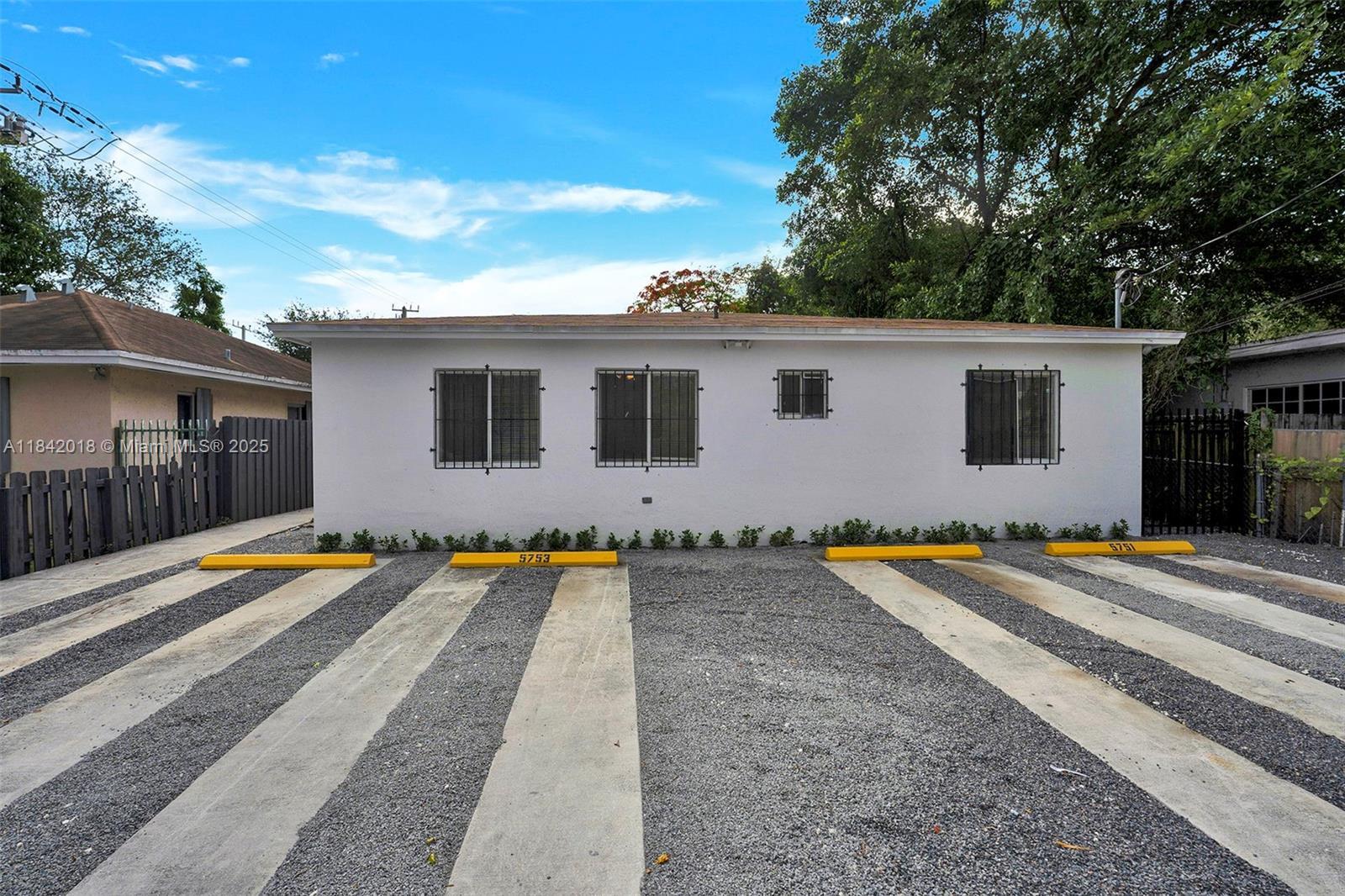 Property Photo: 5753 NW 6 Ave 5751 FL 33137