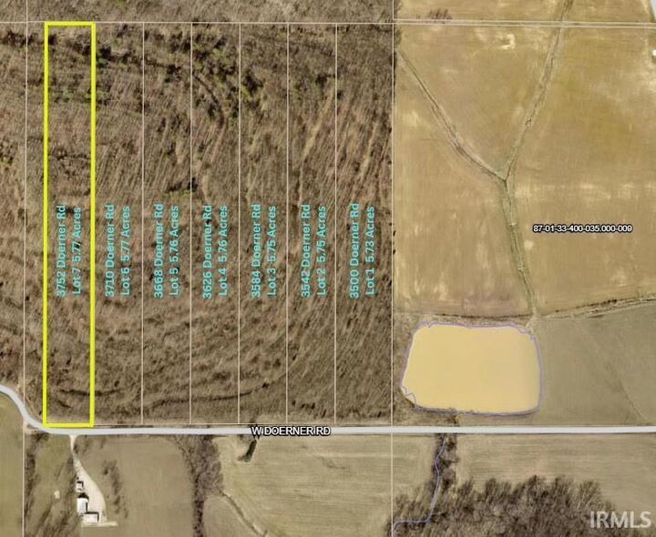 Property Photo:  3752 Doerner Road  IN 47619 