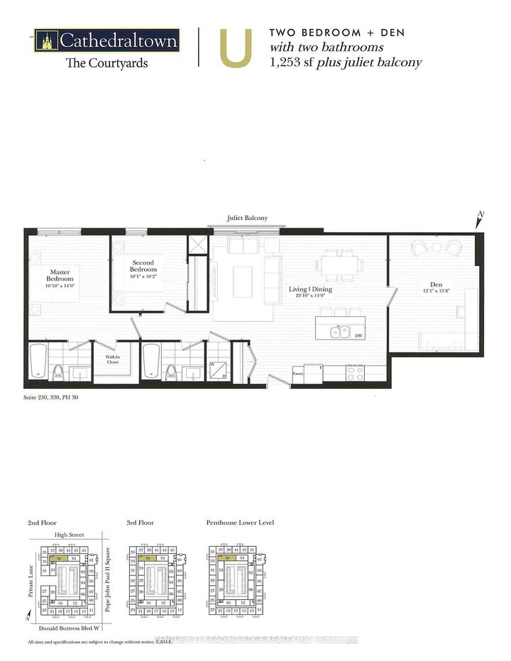 Photo de la propriété:  101 Cathedral High Street Ph30  ON L6C 0P1 