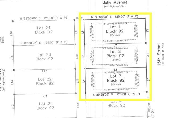 Property Photo: Lot 3 N 15th Street FL 32459