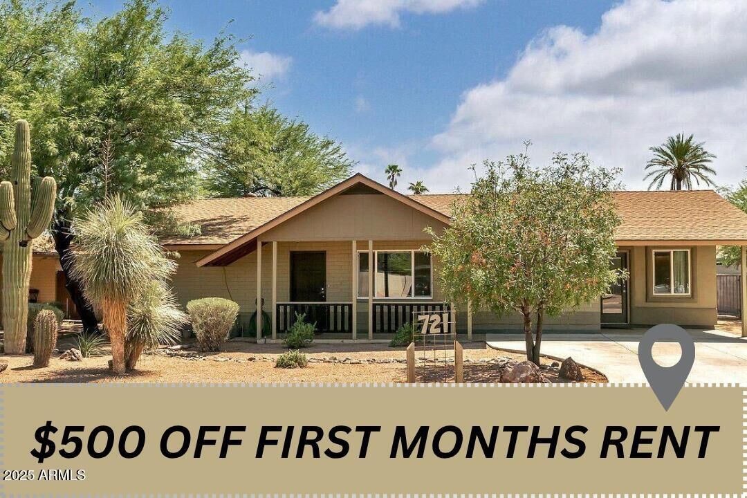 Property Photo: 721 E Vista Del Cerro Drive AZ 85281
