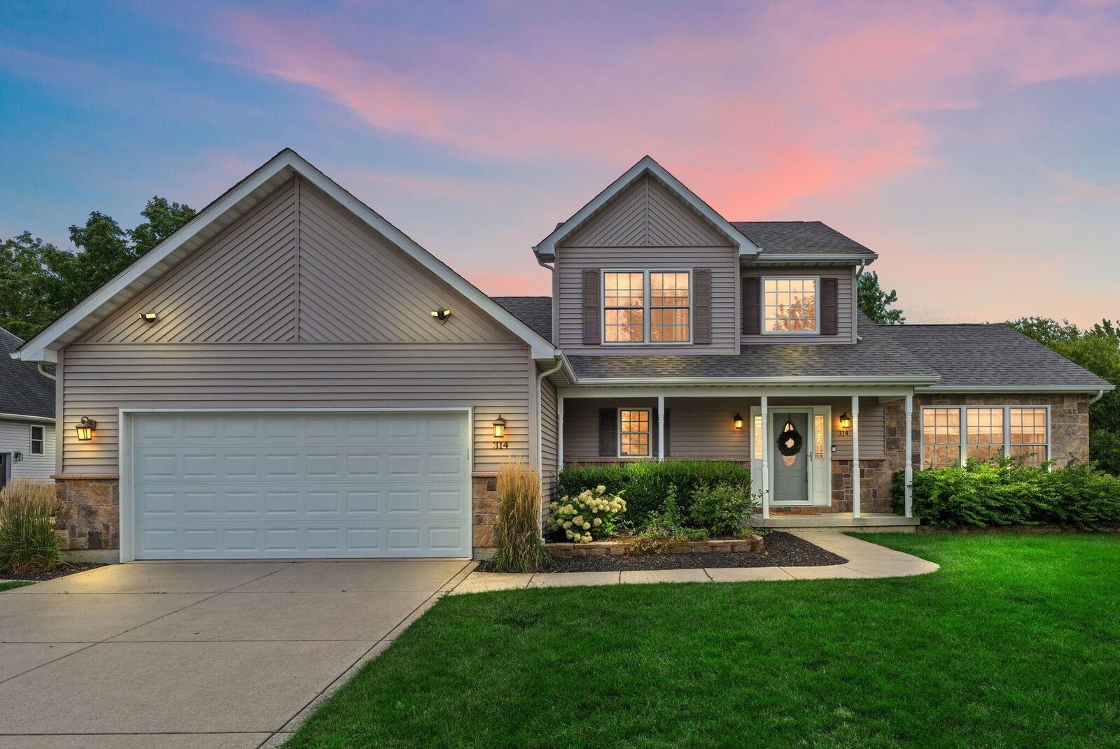 Property Photo:  314 Brookwood Drive  IN 46341 