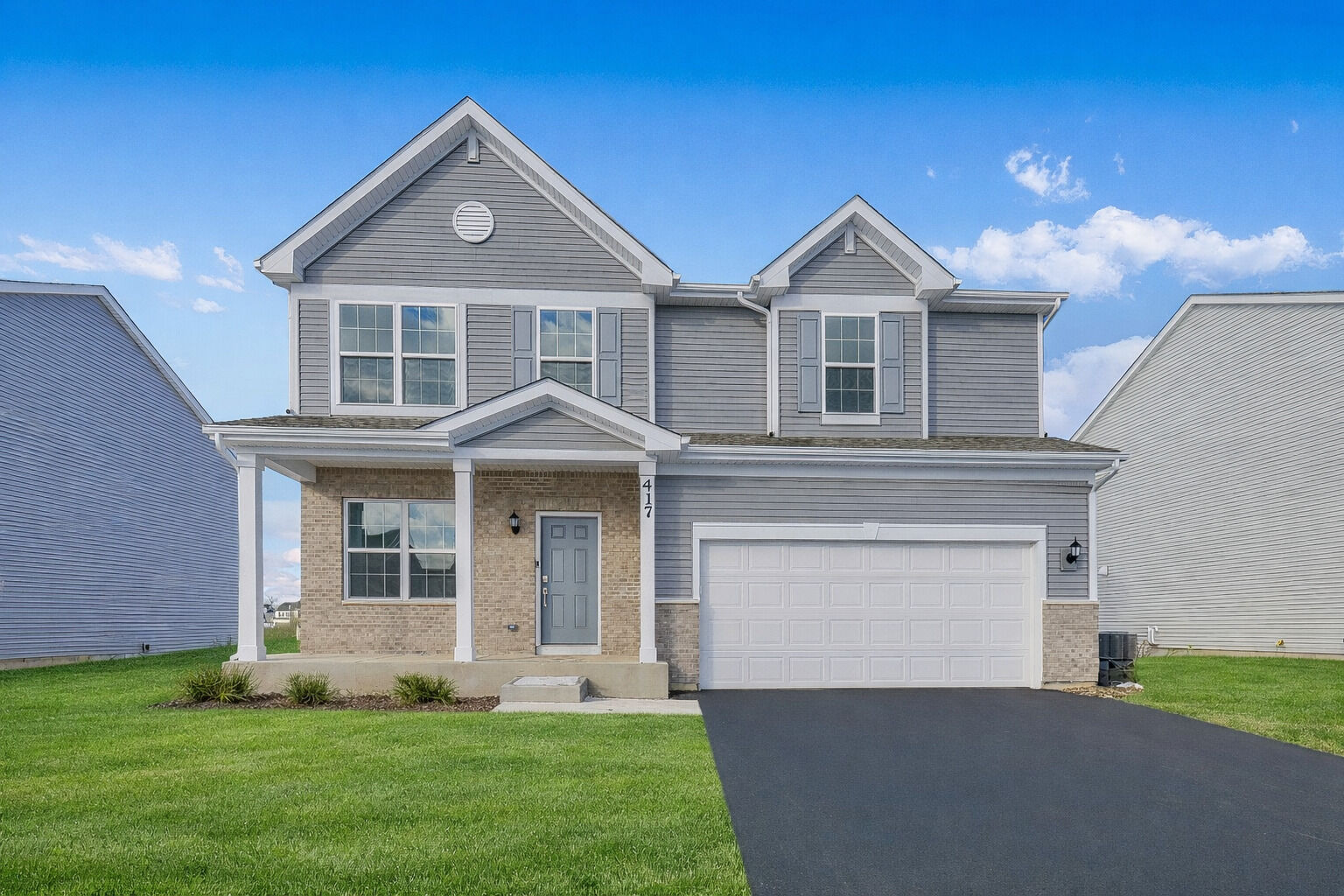 Property Photo:  417 Hathaway Lane  IL 60543 