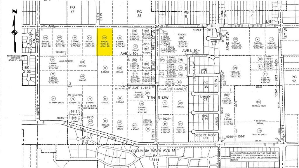 Property Photo: 0 Vac/Ave L8 Pav Vic 37th Stw CA 93534