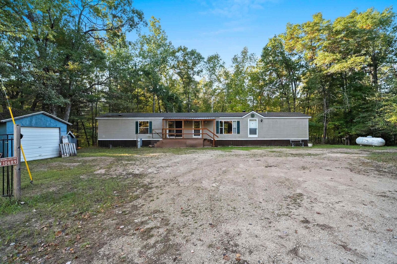 Property Photo:  W10689 Benson Lake Road  WI 54102-9192 
