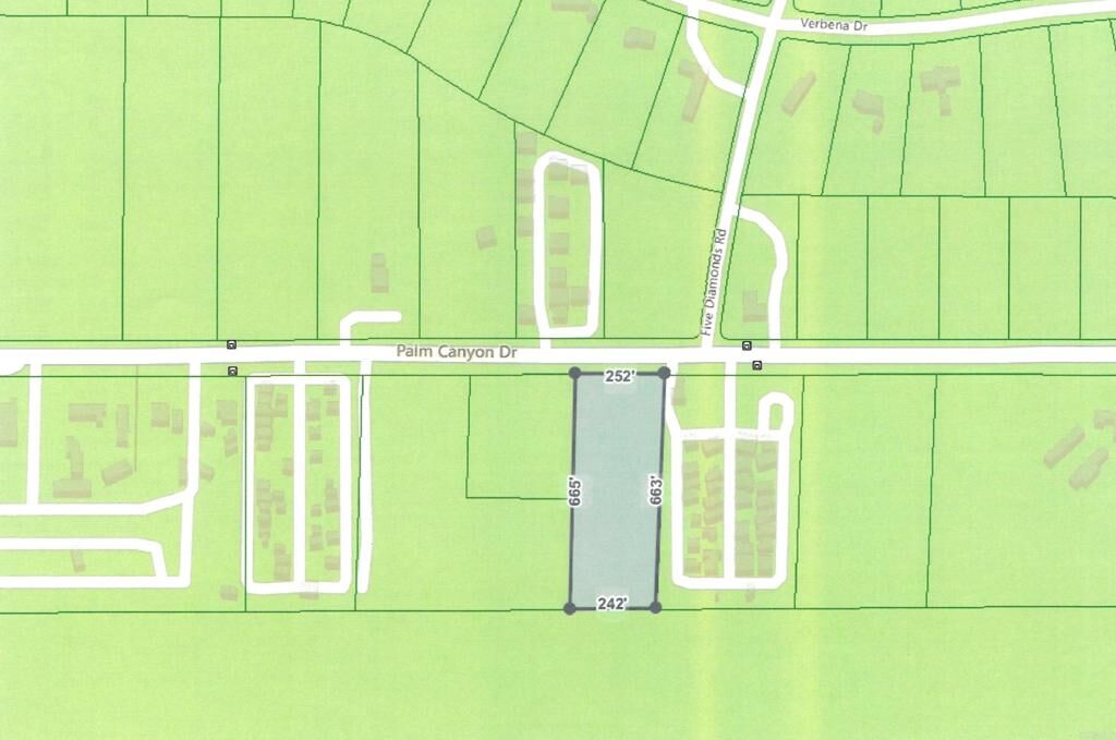 Property Photo:  3 .42 Acres Palm Canyon Drive  CA 92004 