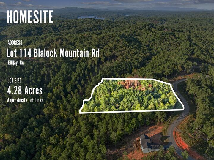 Property Photo:  Lot 114 Blalock Mountain Road  GA 30175 