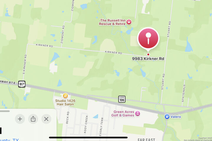 Property Photo: 9983 Kirkner Rd TX 78263