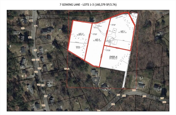 Property Photo: 7 Gowing Ln Lot 1, 2, 3 MA 01864