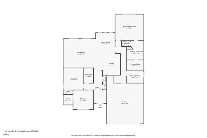 Property Photo: 1122 Langdoc Street SC 29461