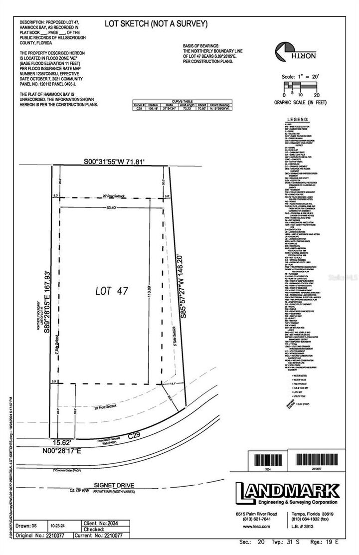 Property Photo: Lot 47 Hammock Bay FL 33572