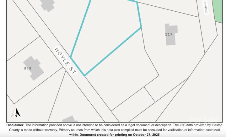 Property Photo:  0 Hoyle Street  NC 28034