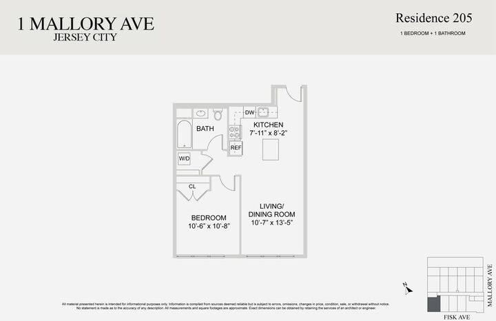 Property Photo: 1 Mallory Ave 205 NJ 07305