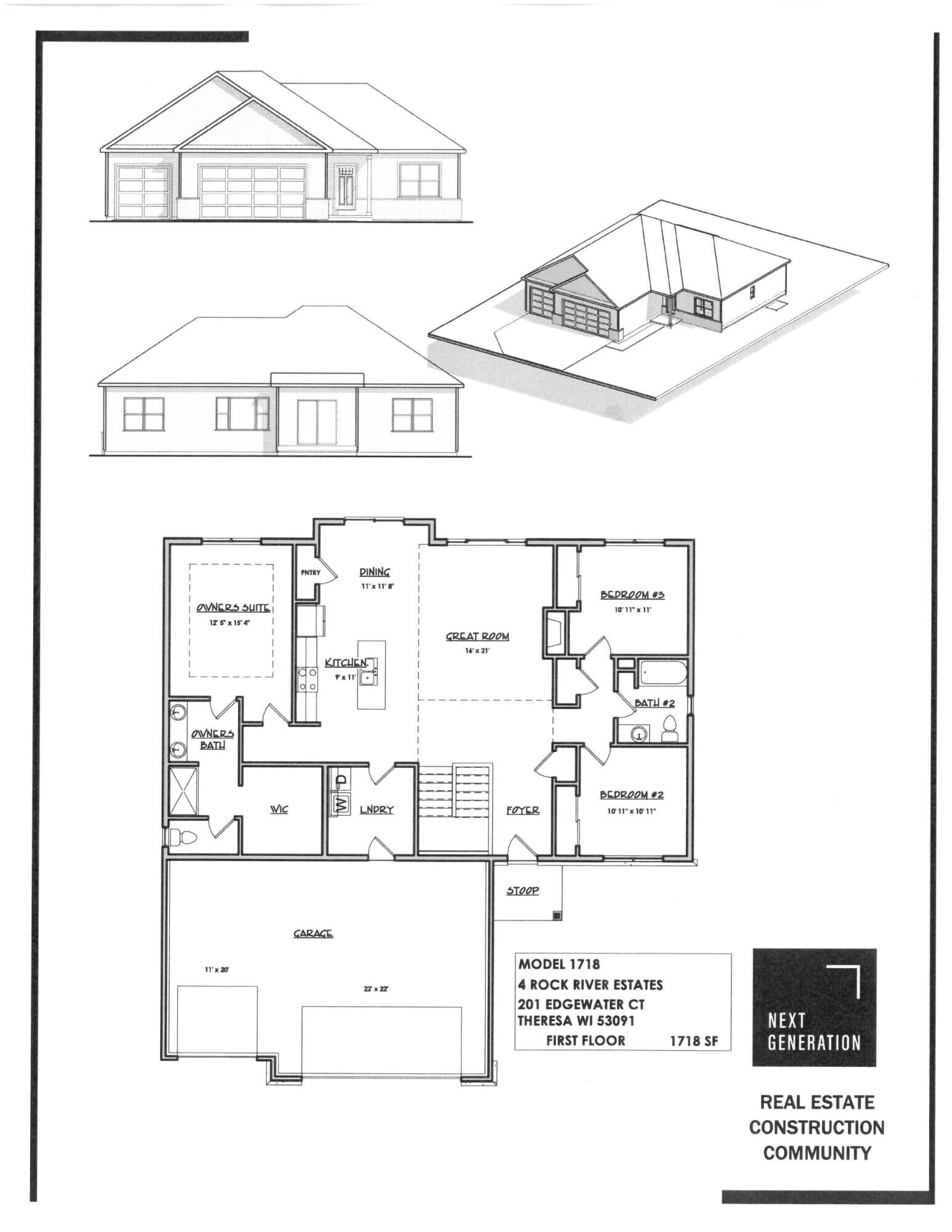Property Photo:  201 Edgewater Ct  WI 53091 
