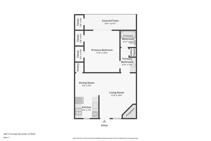 Property Photo:  4307 S 1st Street 106  TX 78745 