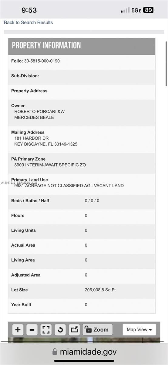 Property Photo: 12505 SW 202 Ave FL 33196