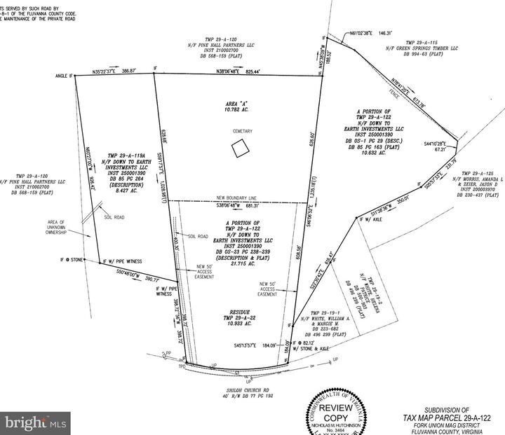 Property Photo: Shilo Church Road (State Rt. 647) (Tract Perry) VA 22963