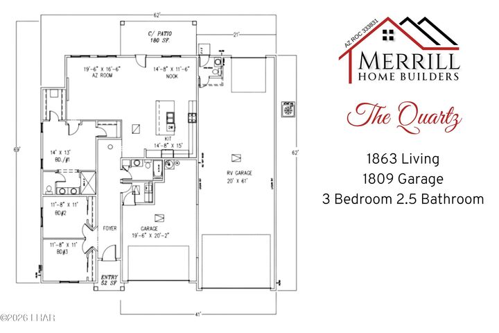 Property Photo:  1863 The Quartz On-Your-Lot Plan  AZ 86404 