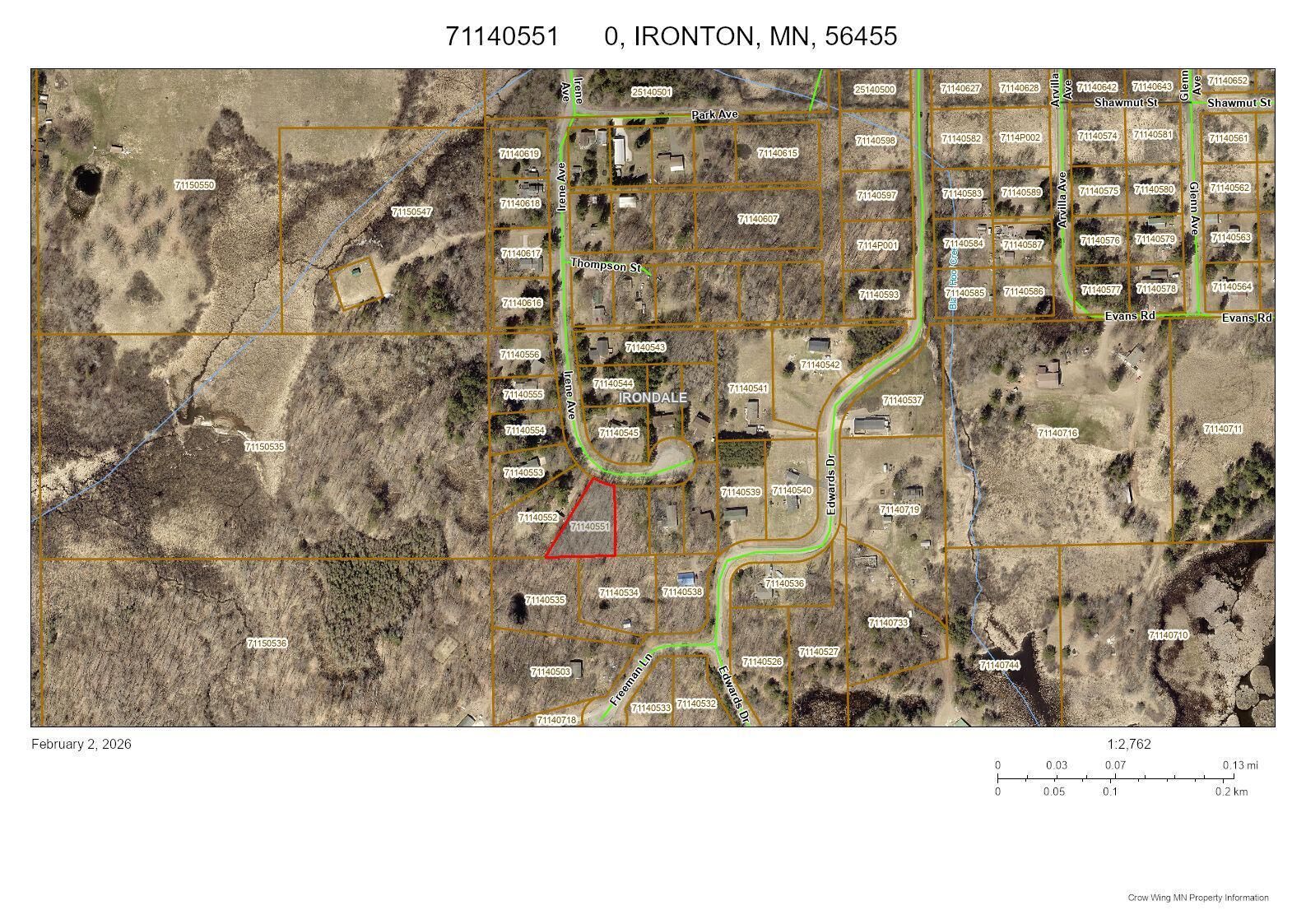 Property Photo:  Tbd Lot 6 Irene Avenue  MN 56455 
