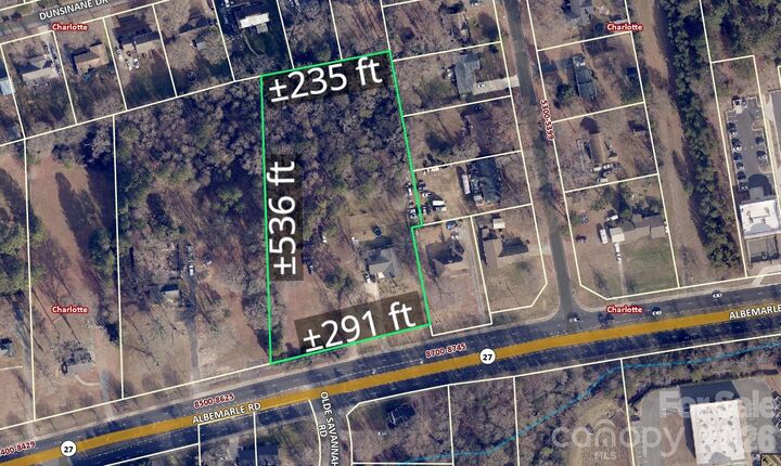 Property Photo:  8705 Albemarle Road  NC 28227 