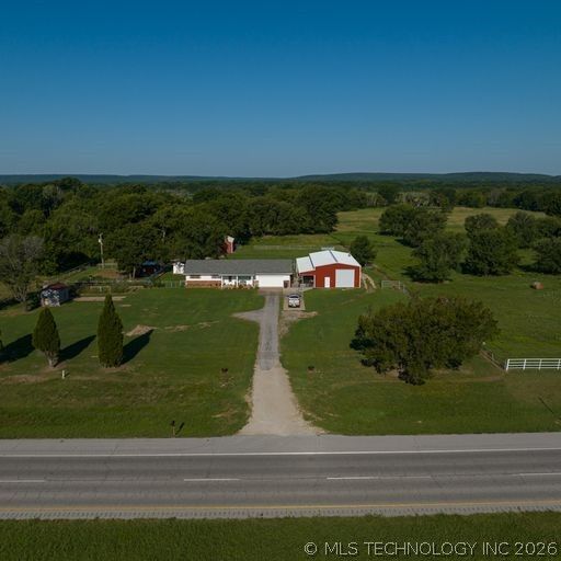 Property Photo:  4100 N Wood Highway  OK 74447 