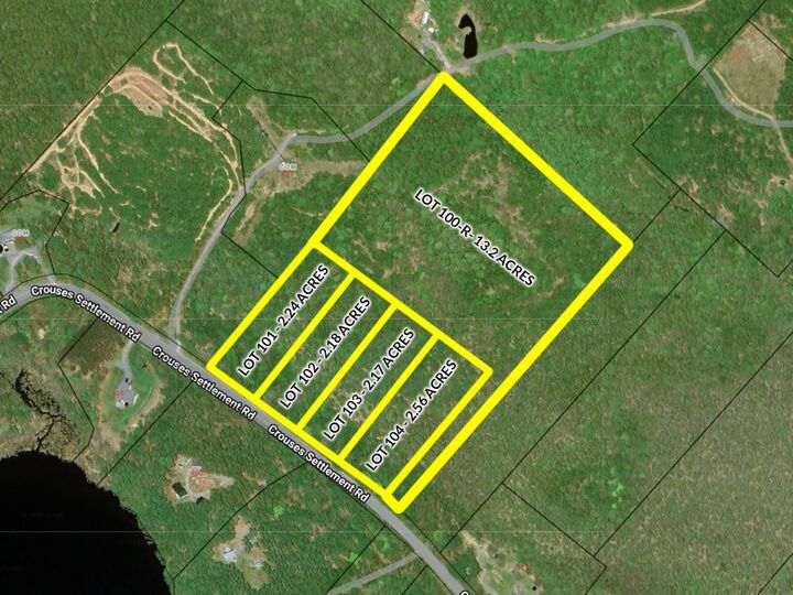 Property Photo:  Lot 100-R Crouses Settlement Road  NS B0J 2C0 