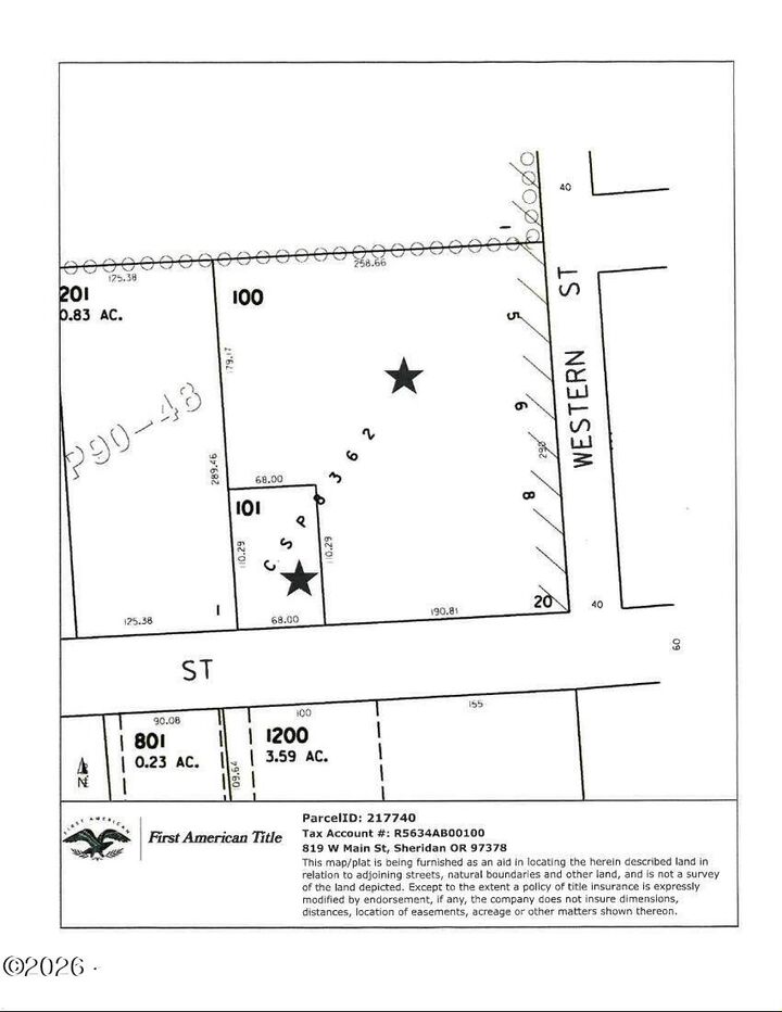 Property Photo:  819 W Main Street  OR 97378 