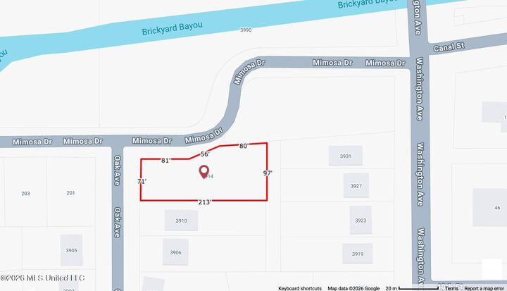 Property Photo:  3914 Oak Avenue  MS 39507 