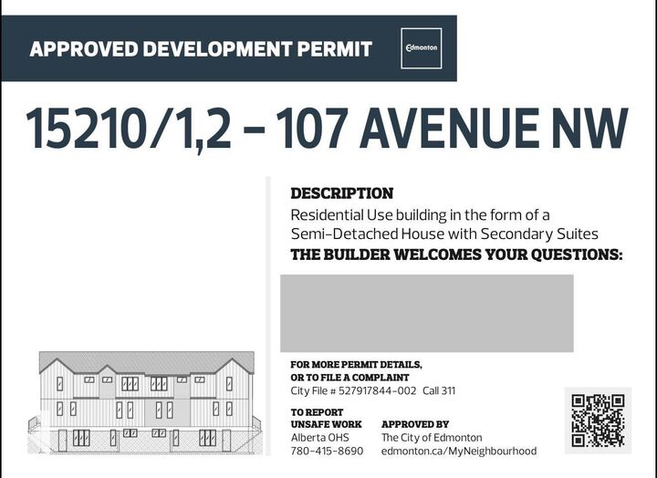 Photo de la propriété:  15210 107 Avenue NW  AB T5P 0Y2 