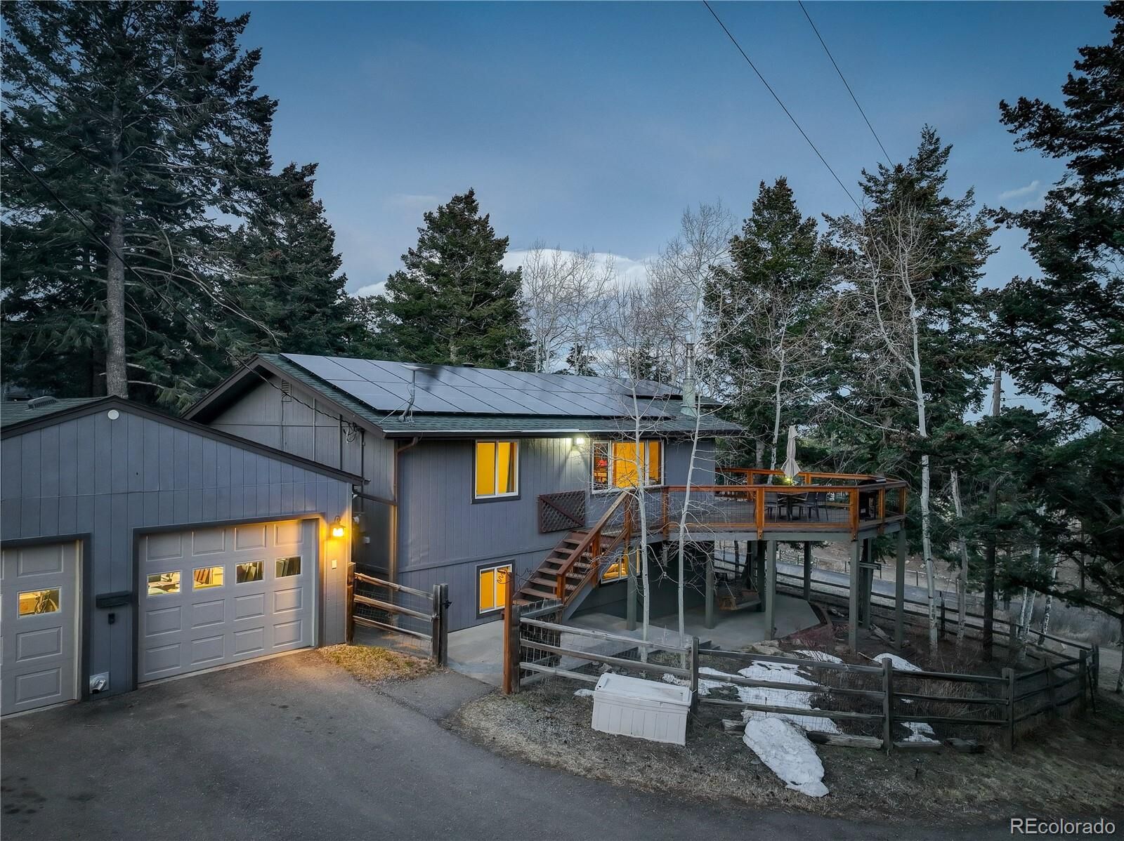 Property Photo: 9039 S Bertha Court CO 80465