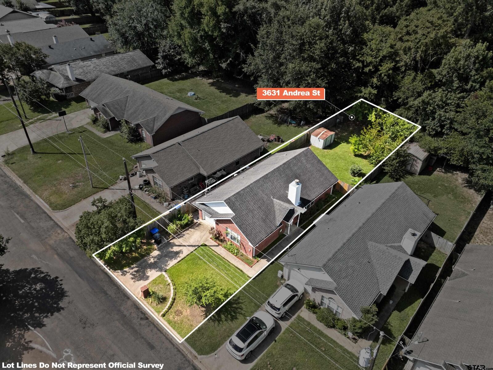 Property Photo: 3631 Andrea St TX 75604