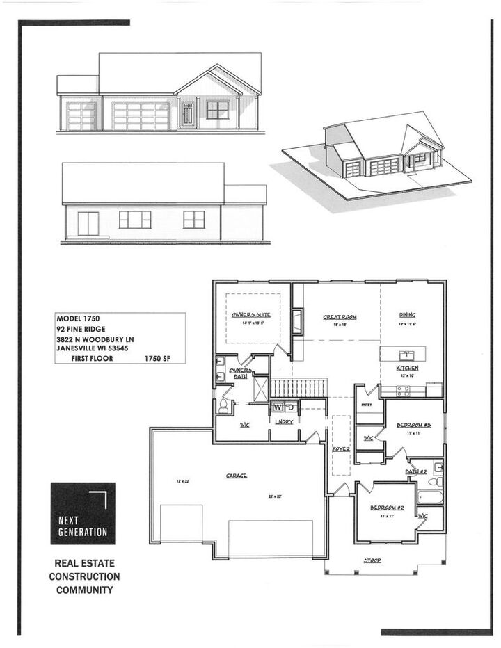 Property Photo:  3822 North Woodbury Lane  WI 53545 