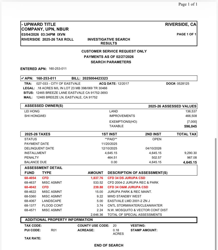 Property Photo:  12465 Breeze  CA 91752 