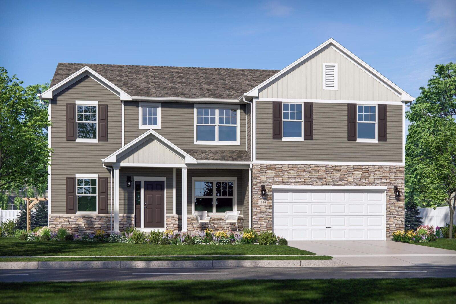 Property Photo:  2716 Carrington Court  IN 46307 