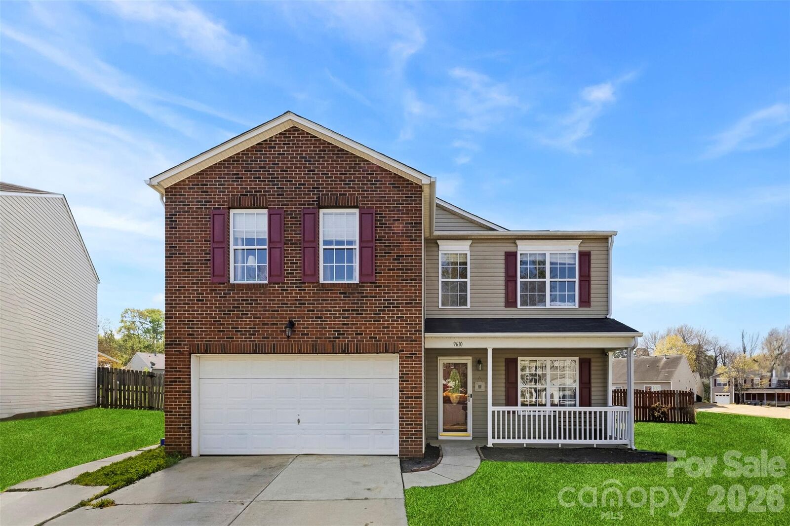 Property Photo: 9610 Duxford Lane NC 28269