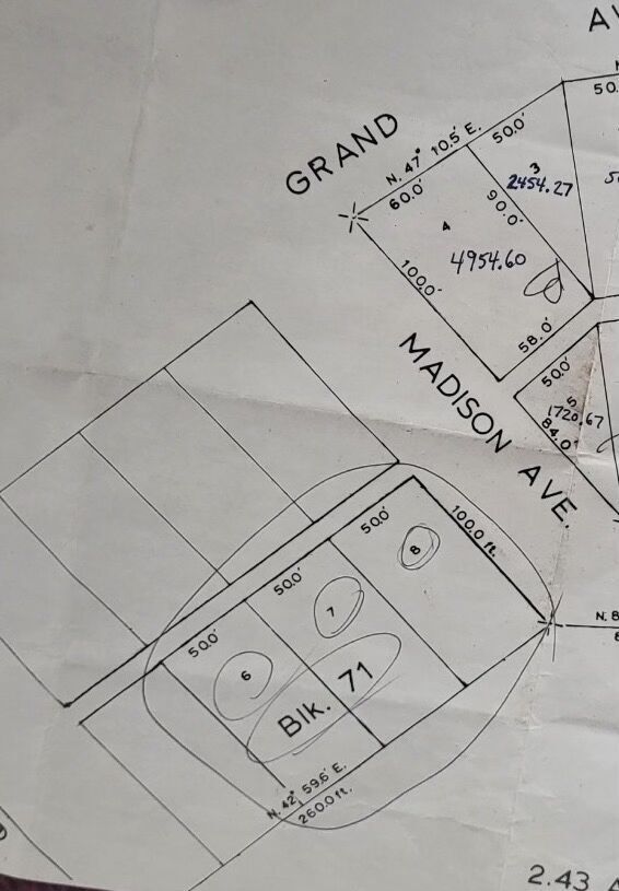 Property Photo:  Lots 6,7,8 Frisco-Grand  AR 72632 