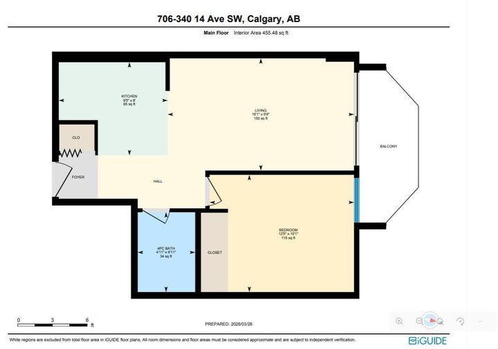 Property Photo: 340 14 Avenue SW 706 AB T3Z 1K4