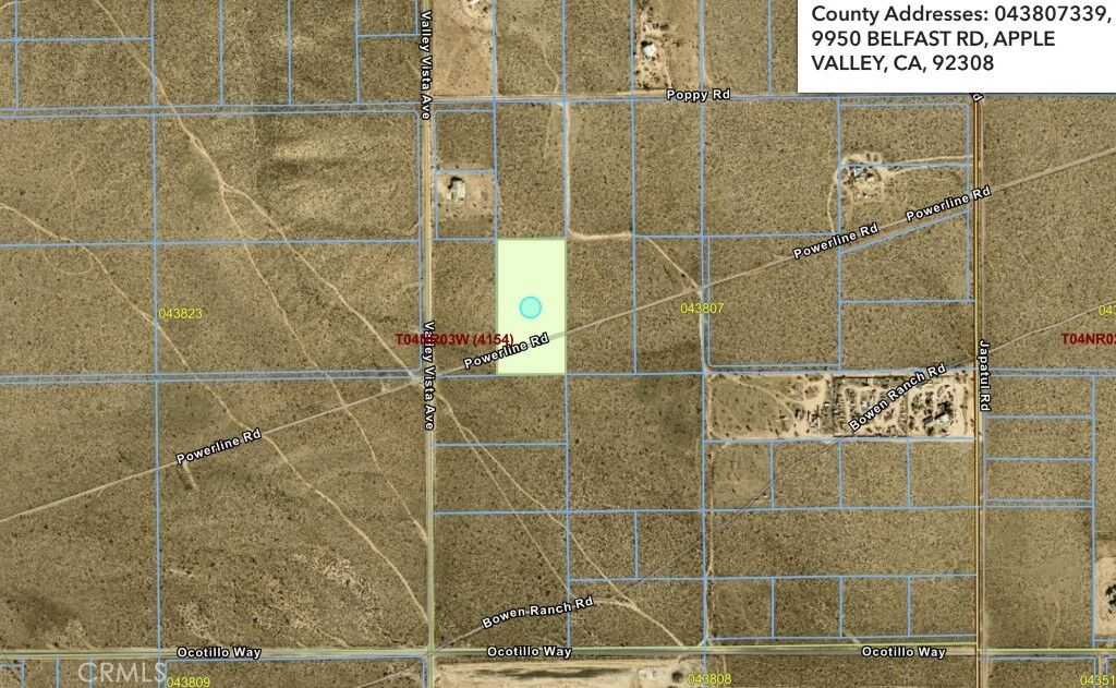 Property Photo:  9950 Belfast Road  CA 92308 