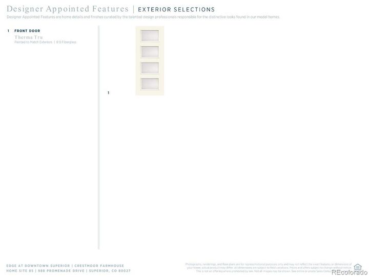 Property Photo: 980 Promenade Drive CO 80027