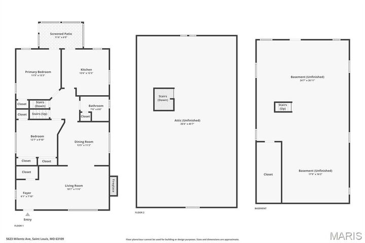 Property Photo:  5623 Milentz Avenue  MO 63109 