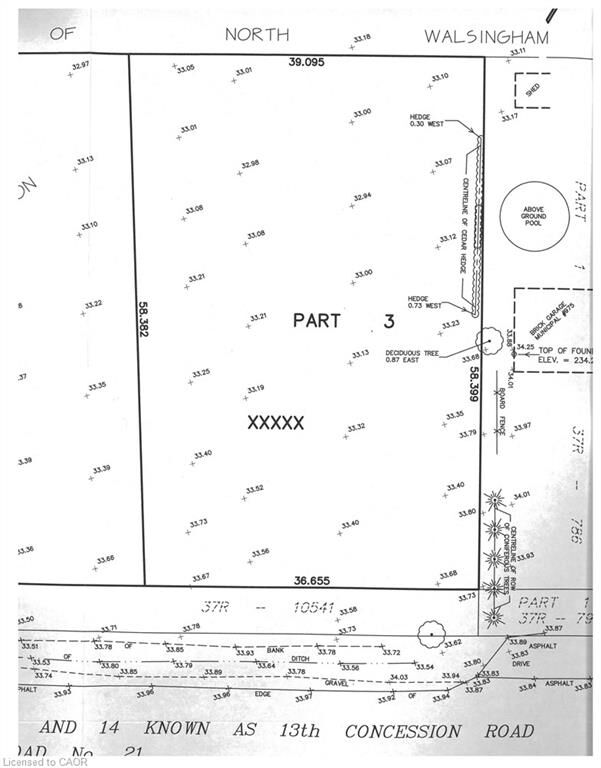 Property Photo: Lot 3 Norfolk County Rd 21 ON N4B 2W4